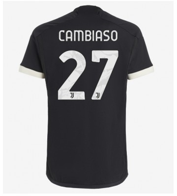 Juventus Andrea Cambiaso #27 Replika Tredjetrøje 2023-24 Kortærmet